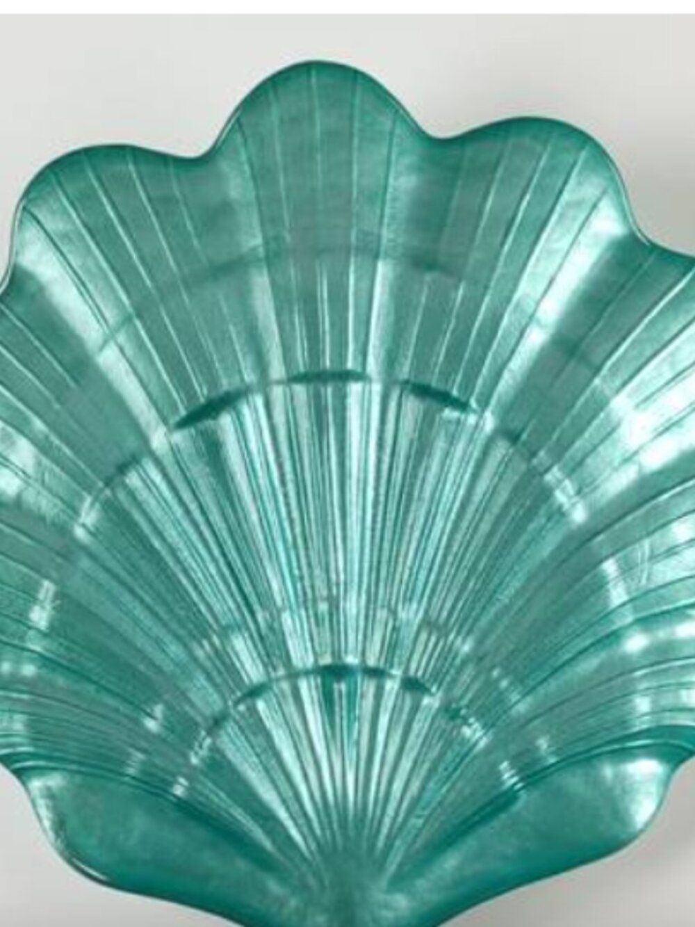 princess house pearlescent shell platter